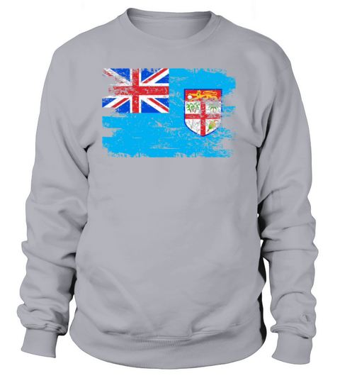 Fiji Shirt Gift Country Flag Patriotic Travel Oceania Light Women's Sweatshirt
