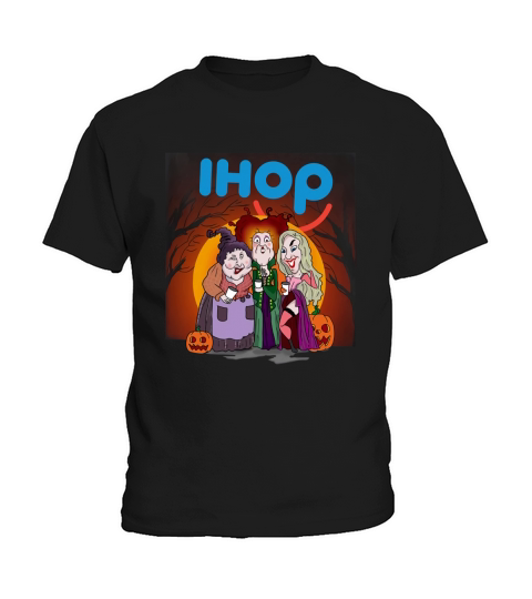 Hocus Pocus Sanderson Sisters Ihop Pumpkin Halloween Kids T-Shirt