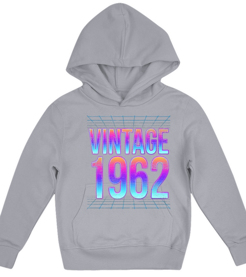 Vintage 1962 59th Birthday Gift Kids Hoodie