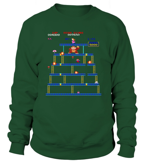 Donkey Kong Rivet Level T-Shirt Sweatshirt Unisex