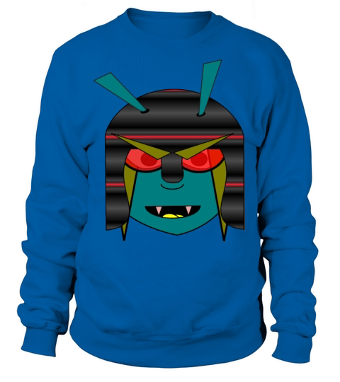 Alien Space Warrior Head Women's Sweatshirt