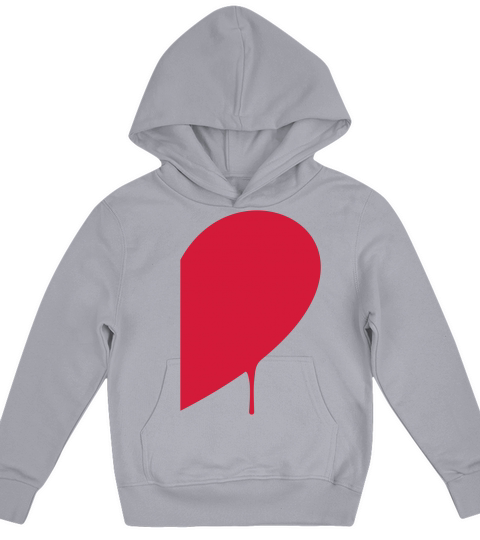 half heart man Kids Hoodie