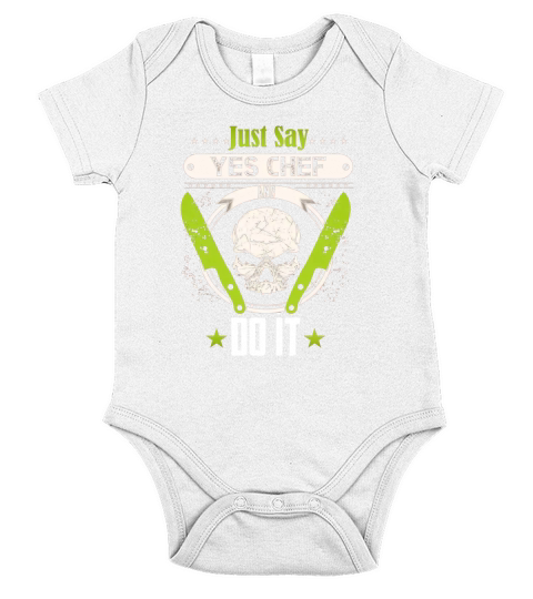 Im a Just Say Yes Chef Short Sleeve Baby One-Piece