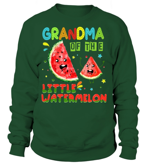 Funny Birthday Family T Shirt Grandma Watermelon Women's Sweatshirt