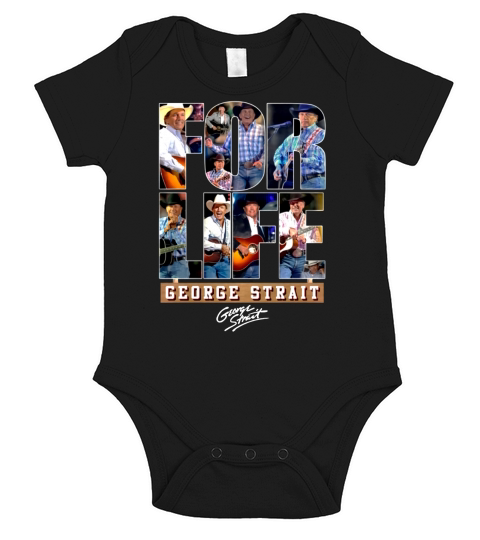 FOR LIFE GEORGE STRAIT Short Sleeve Baby One-Piece