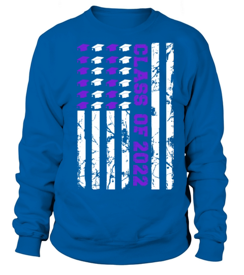 class of 2022 graduation usa flag Women's Sweatshirt