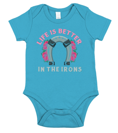 Horse And Horseback Riding Gift For Girl Women and Short Sleeve Baby One-Piece