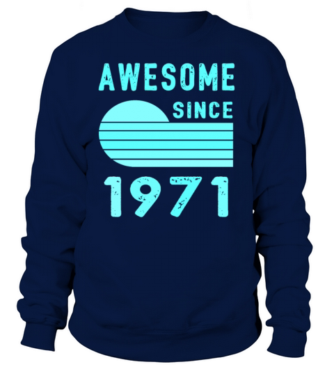 1971 Birthday Retro Vintage Gift Women's Sweatshirt