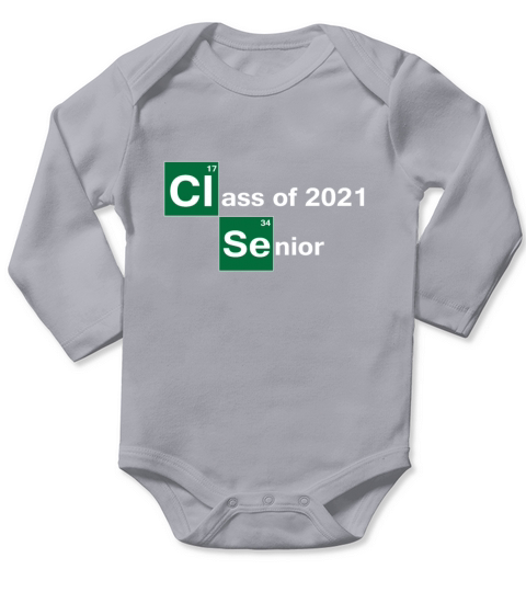 Class Of 2021 Long Sleeve Baby One-Piece