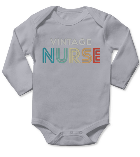 Vintage nurse shirt Long Sleeve Baby One-Piece