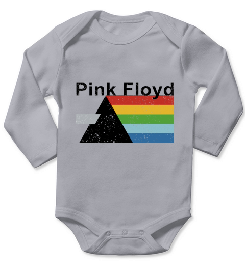 Pink Floyd The Dark Side of The Moon Long Sleeve Baby One-Piece