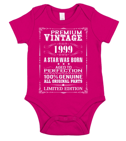 PREMIUM VINTAGE 1999 Short Sleeve Baby One-Piece