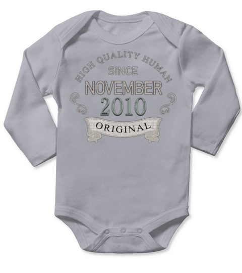 Since November 2010 Long Sleeve Baby One-Piece