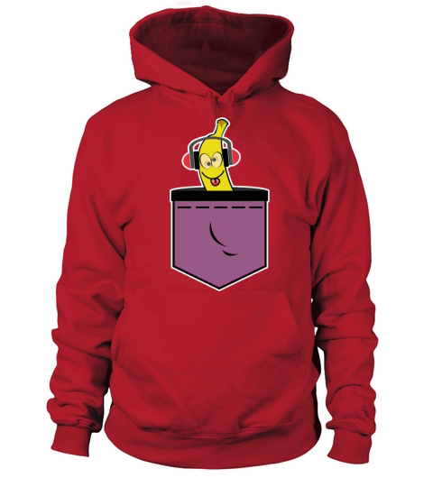 Pocket Character Crazy Party Banana Disco Music Women's Hoodie