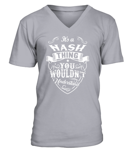 NASH THING HEAD V-Neck T-shirt