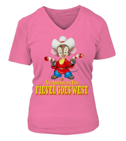 An American Tail: Fievel goes west V-neck T-Shirt Woman