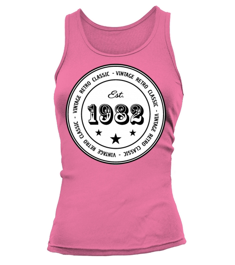 Vintage Retro Classic Est 1982 Women's Tank Top