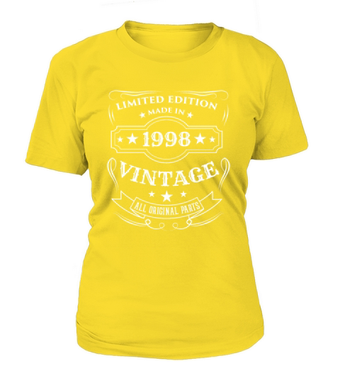 Limited Edition Made In 1998 Vintage Birthday Gift Women's T-Shirt