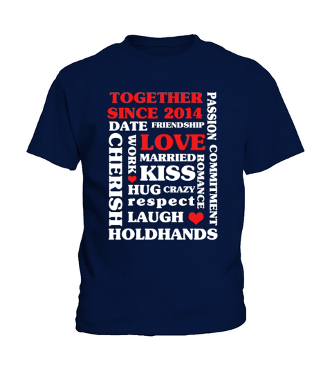 2014 Together Since 6 th Anniversary Gift Kids T-Shirt