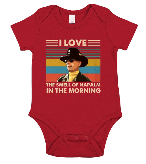 Bill Kilgore I love the smell of Napalm in the morning vintage shirt Short Sleeve Baby One-Piece