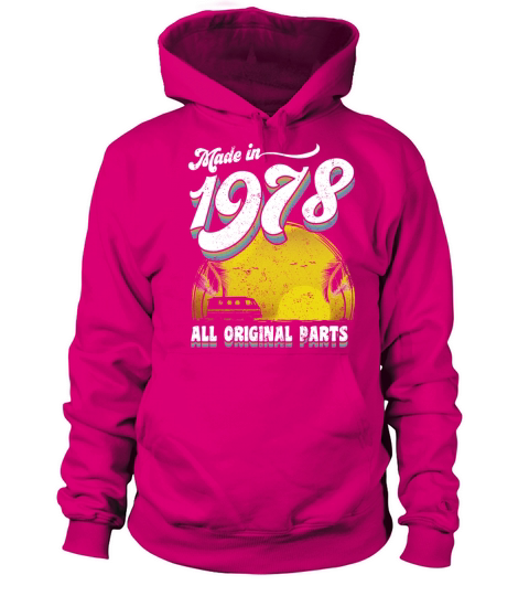 Made in 1978 All Original Parts Women's Hoodie