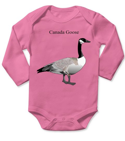 Canada Goose T-shirt Waterfowl Lover Long Sleeve Baby One-Piece