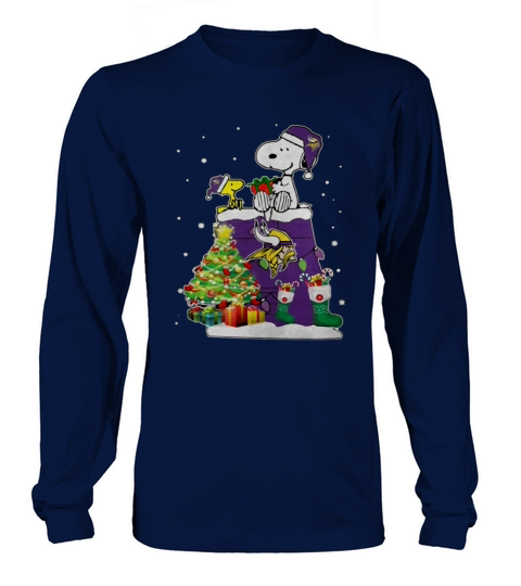 Minnesota Vikings  Christmas tree Long sleeved Unisex