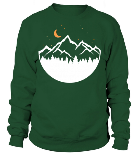 Nature Mountains Symbol Mountaineering Women's Sweatshirt