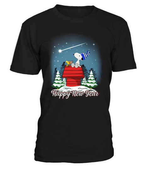 Happy New Year Snoopy Men's T-Shirt