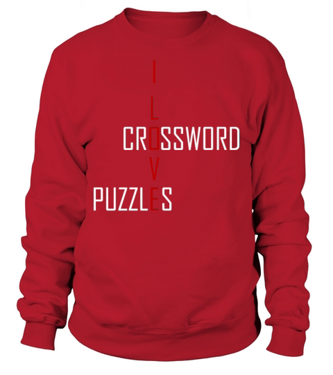 Crossword puzzles - I love Crossword puzzles Women's Sweatshirt