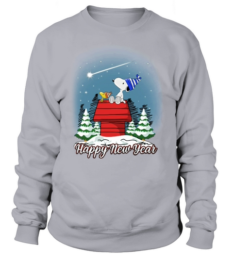 Happy New Year Snoopy Women's Sweatshirt