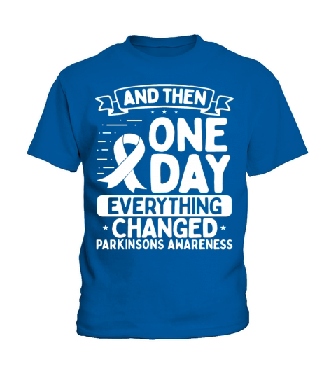 Parkinsons Awareness Warrior Survivor Ribbon Kids T-Shirt