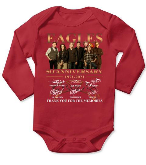 eagles vintage print Long Sleeve Baby One-Piece