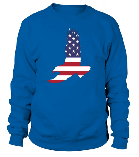 American Flag American Eagle Patriotic Symbol Women's Sweatshirt