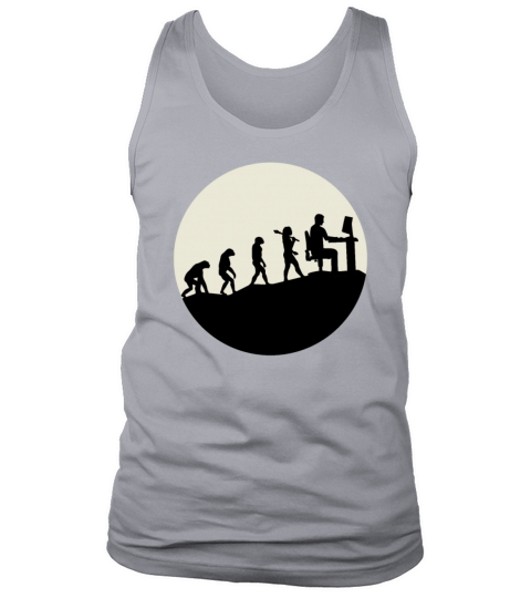Programmers Evolution Moon Men's Tank Top