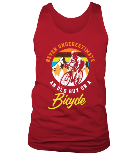 Bicycle Men Cyclist Cycling Sport Cyclist Men's Tank Top