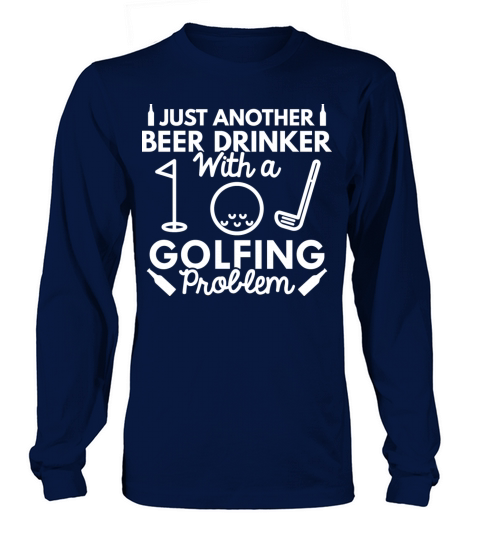 Beer Drinker Golfing Women's Long Sleeve