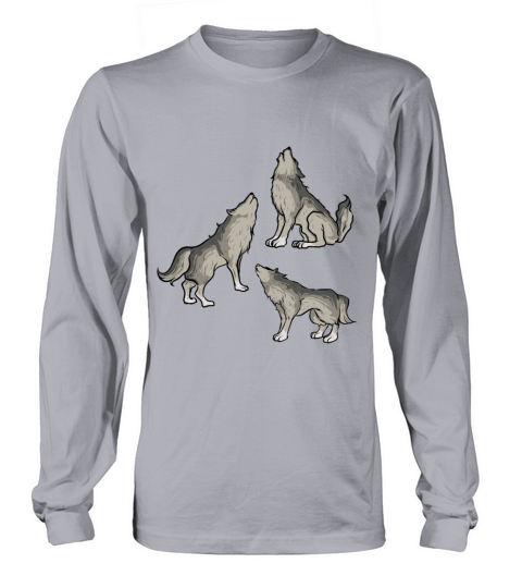 Wolves Howling Howling Mysticism - Dog Dogs Women's Long Sleeve