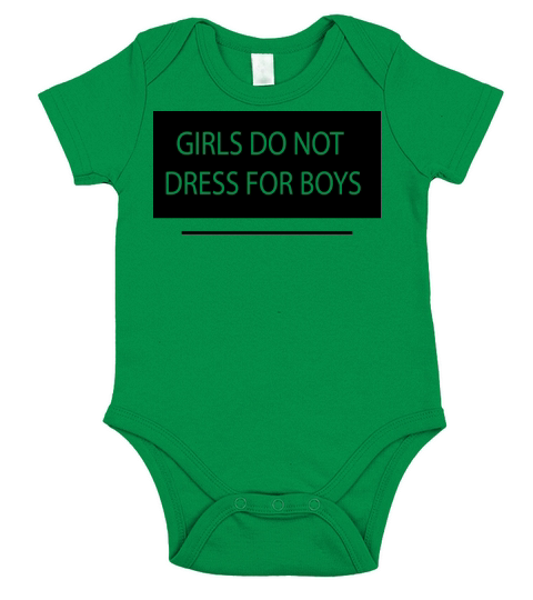 Girls Do Not Dress For Boys Short Sleeve Baby One-Piece