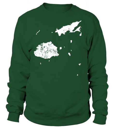 Fiji Plain Map Women's Sweatshirt