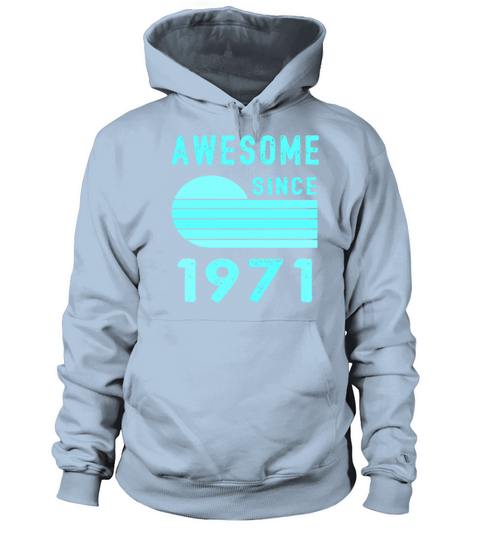 1971 Birthday Retro Vintage Gift Women's Hoodie