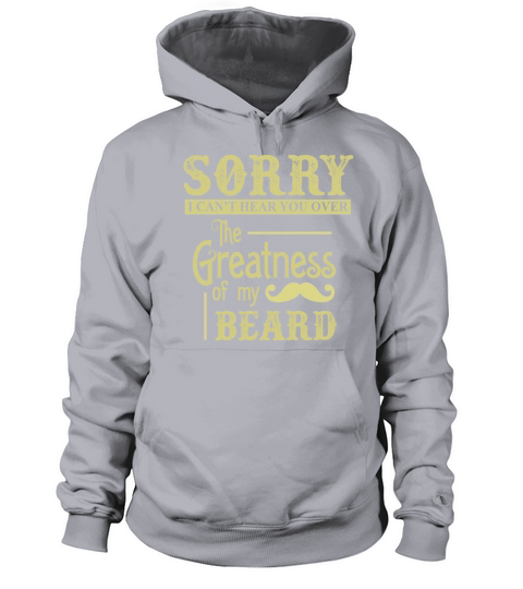 Funny Beard Greatness Of My Beard Gift Women's Hoodie