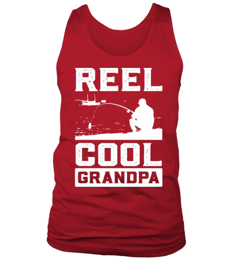 Reel Cool Grandpa Fishing Fisher Men's Tank Top