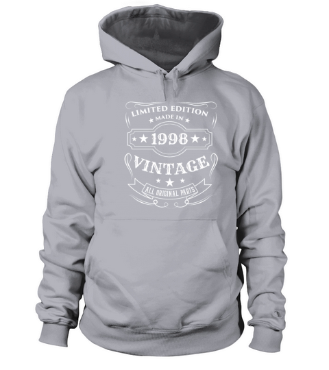 Limited Edition Made In 1998 Vintage Birthday Gift Women's Hoodie