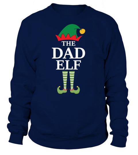 Dad Elf Matching Family Group Christmas Party tee Women's Sweatshirt