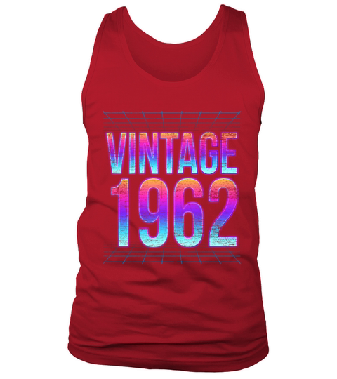 Vintage 1962 59th Birthday Gift Men's Tank Top