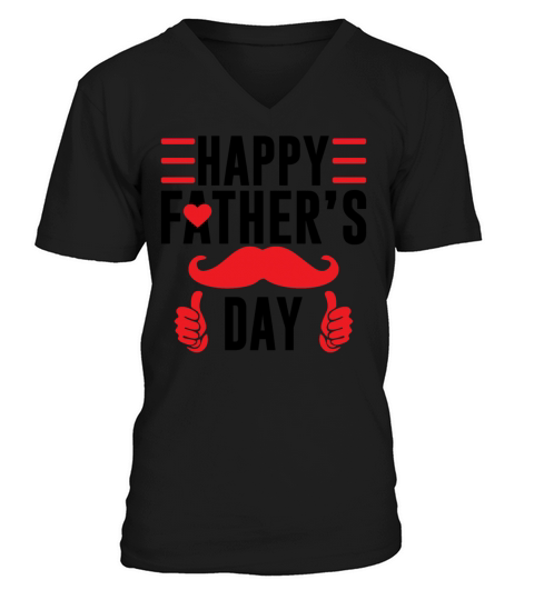 HAPPY FATHER S DAY Men's V-Neck T-shirt