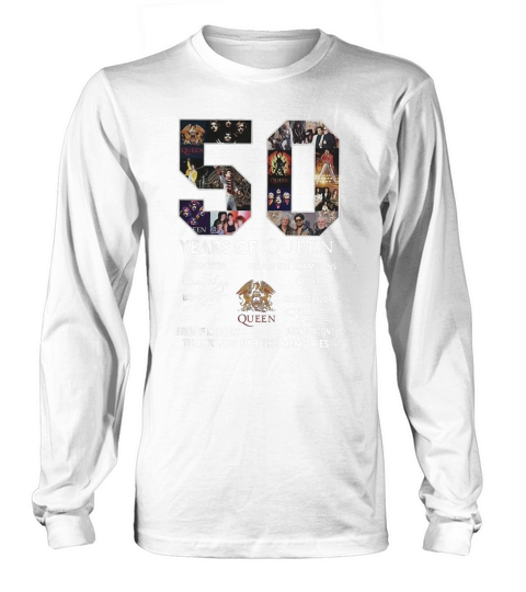 50 years of Queen 1970 2020 we are the champions thank you for the memories Long sleeved Unisex