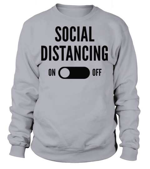 Social Distancing On Women's Sweatshirt