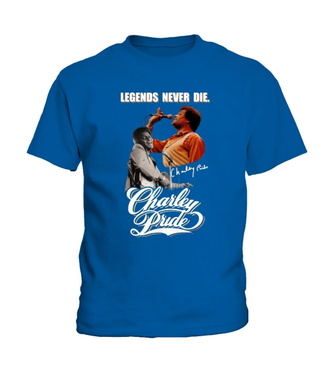 Legends never die Charley Pride signature Kids T-Shirt